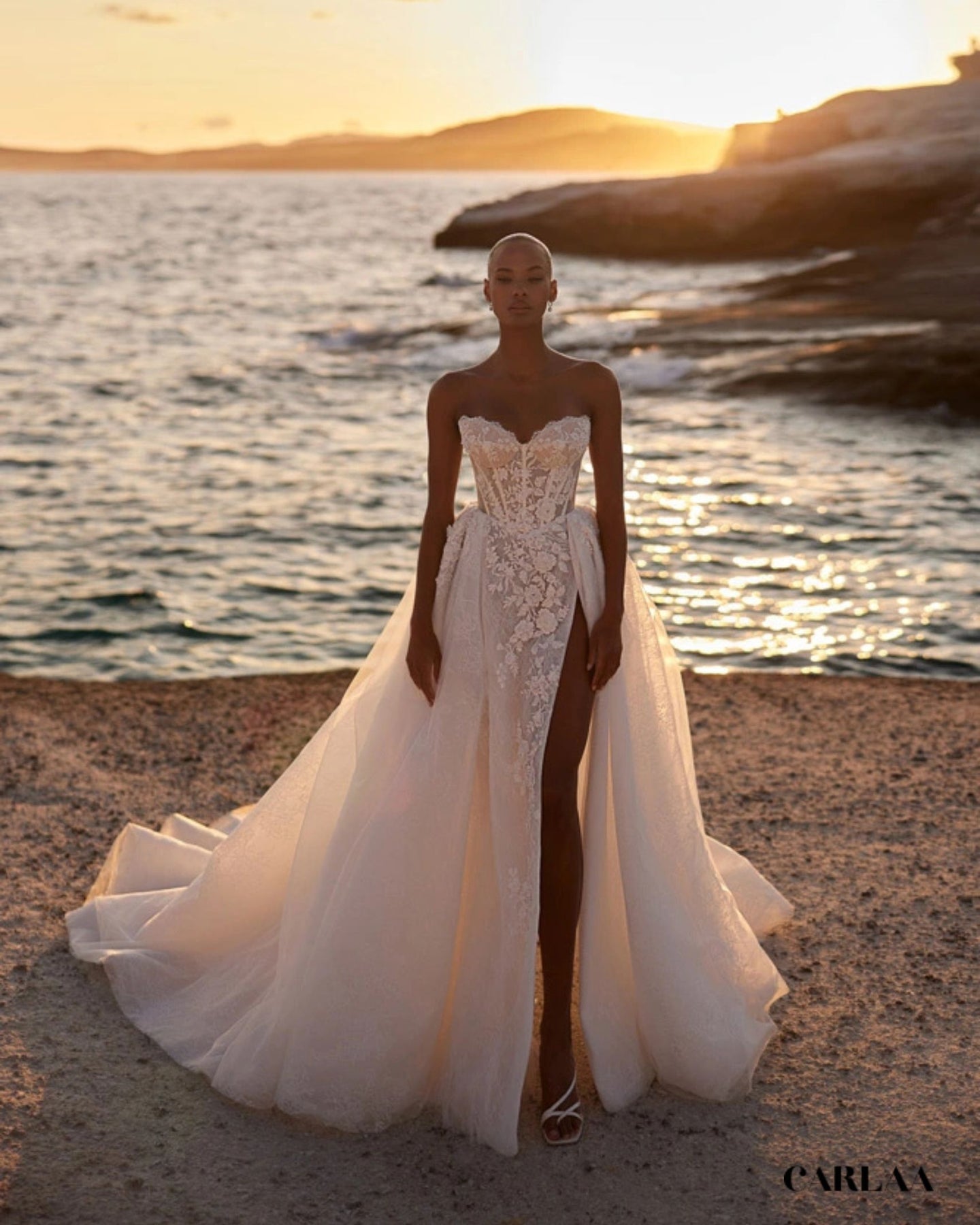 Beach elopement dress – CARLAA