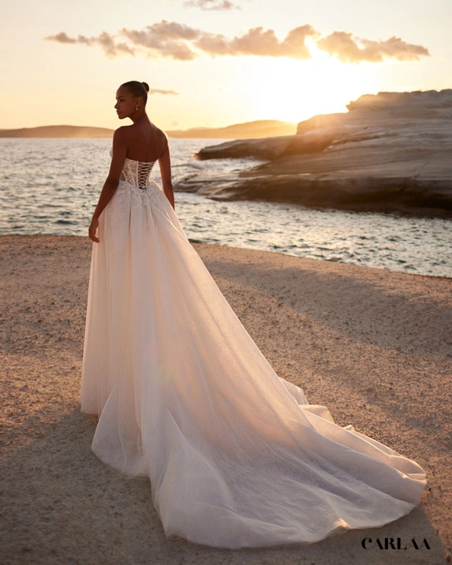 Beach elopement dress – CARLAA
